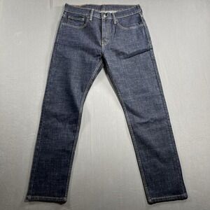 Levi Strauss 502 Regular Taper Fit Jeans 32x30 Dark Wash